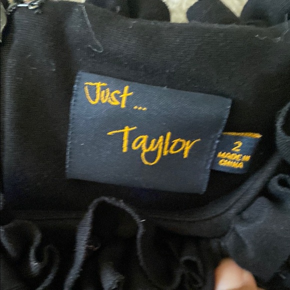 Elegant Just Taylor Black Dress - Picture 2 of 7